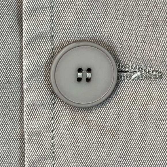 Oak + Fort Women’s S Chore Coat Tan Boxy Oversized Cropped Preppy Academia Barn - Picture 6 of 11